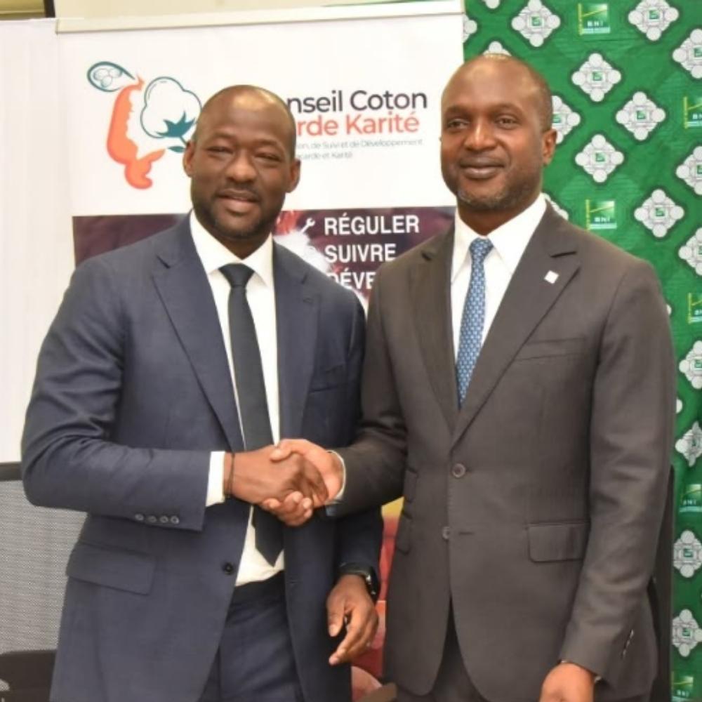 SIGNATURE D'UNE CONVENTION CADRE ENTRE LA BNI, LE CCA ET LES TRANSFORMATEURS DE CAJOU